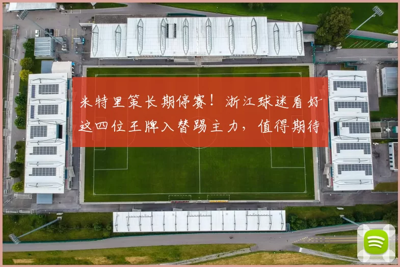 米特里策长期停赛！浙江球迷看好这四位王牌入替踢主力，值得期待